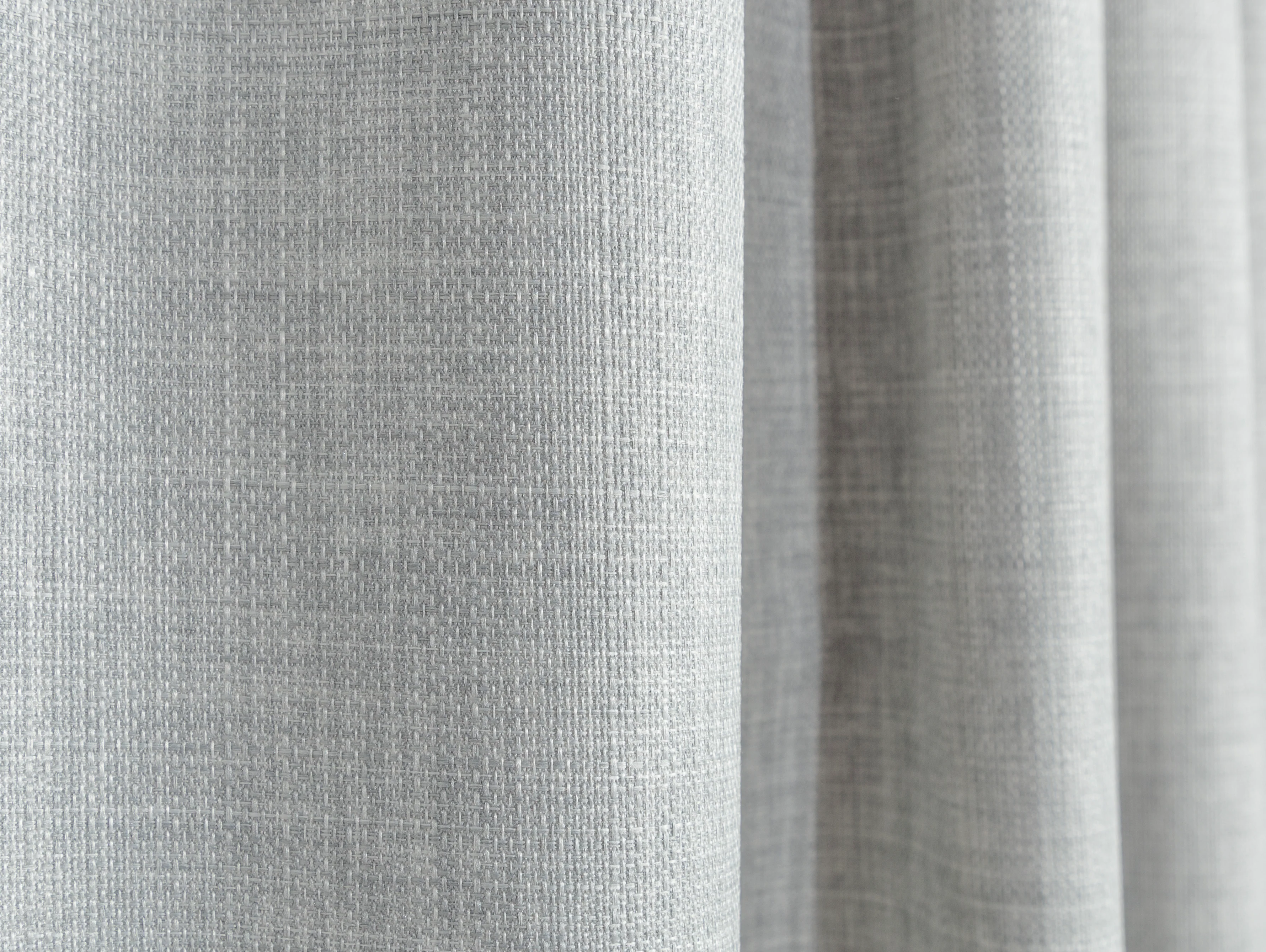 Nevis Blockout Pencil Pleat Curtains - Silver - Image 3