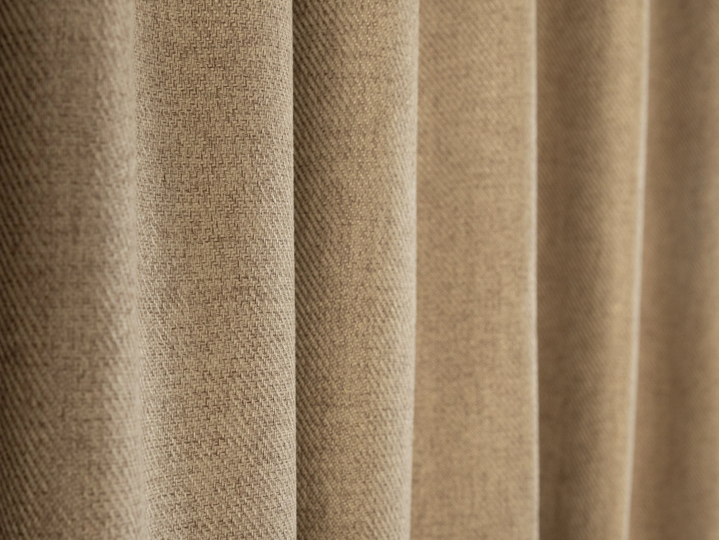 Opito Blockout Pencil Pleat Curtains - Maple - Image 3